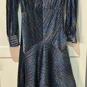 Maje Multicolor Striped Dress